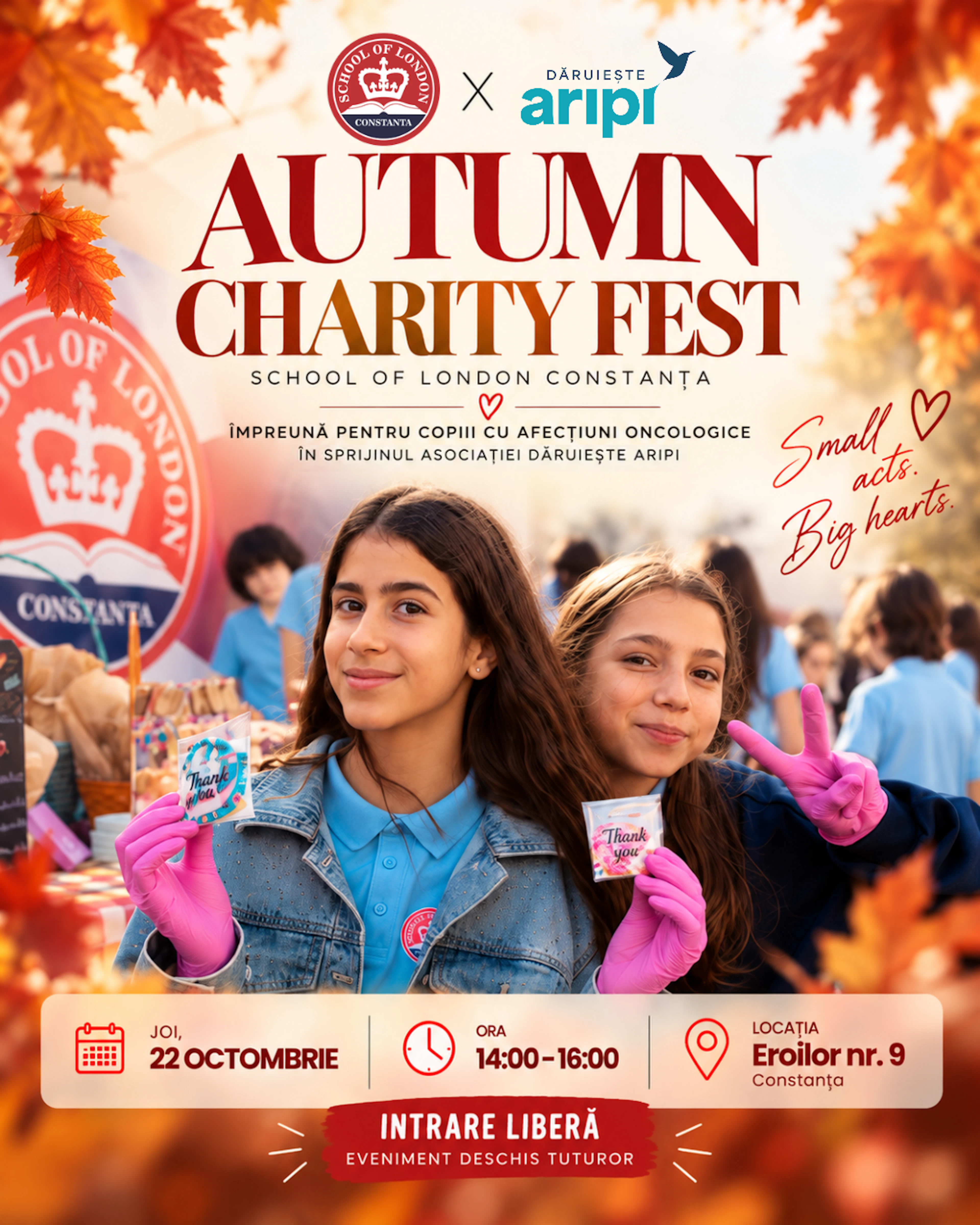 Autumn Charity Fest 2026 – Dăruim împreună aripi