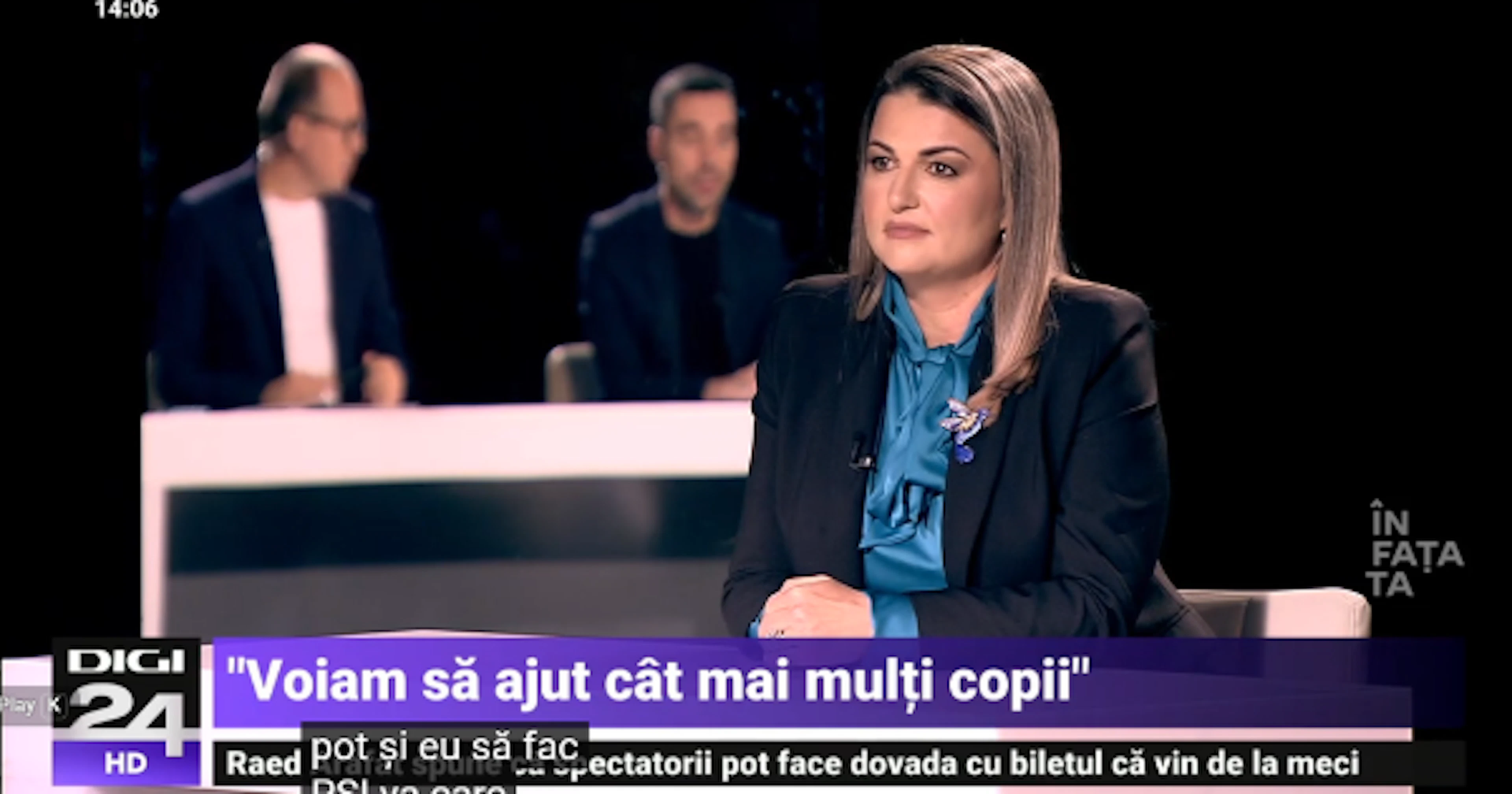 Emisiunea "În fața ta" - Digi 24