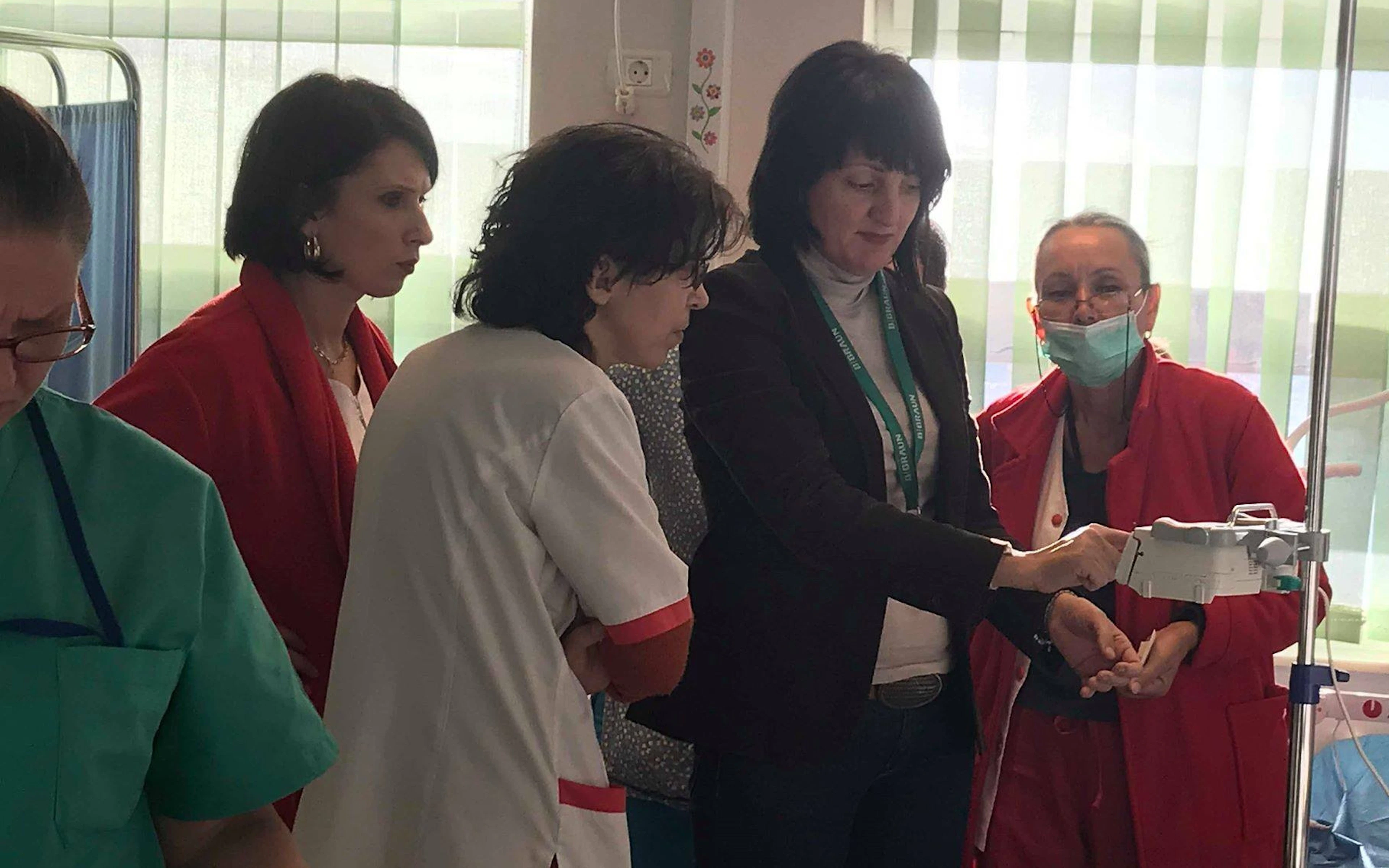 Curs de inițiere pentru asistentele medicale: folosirea pompelor B. Braun Infusomat