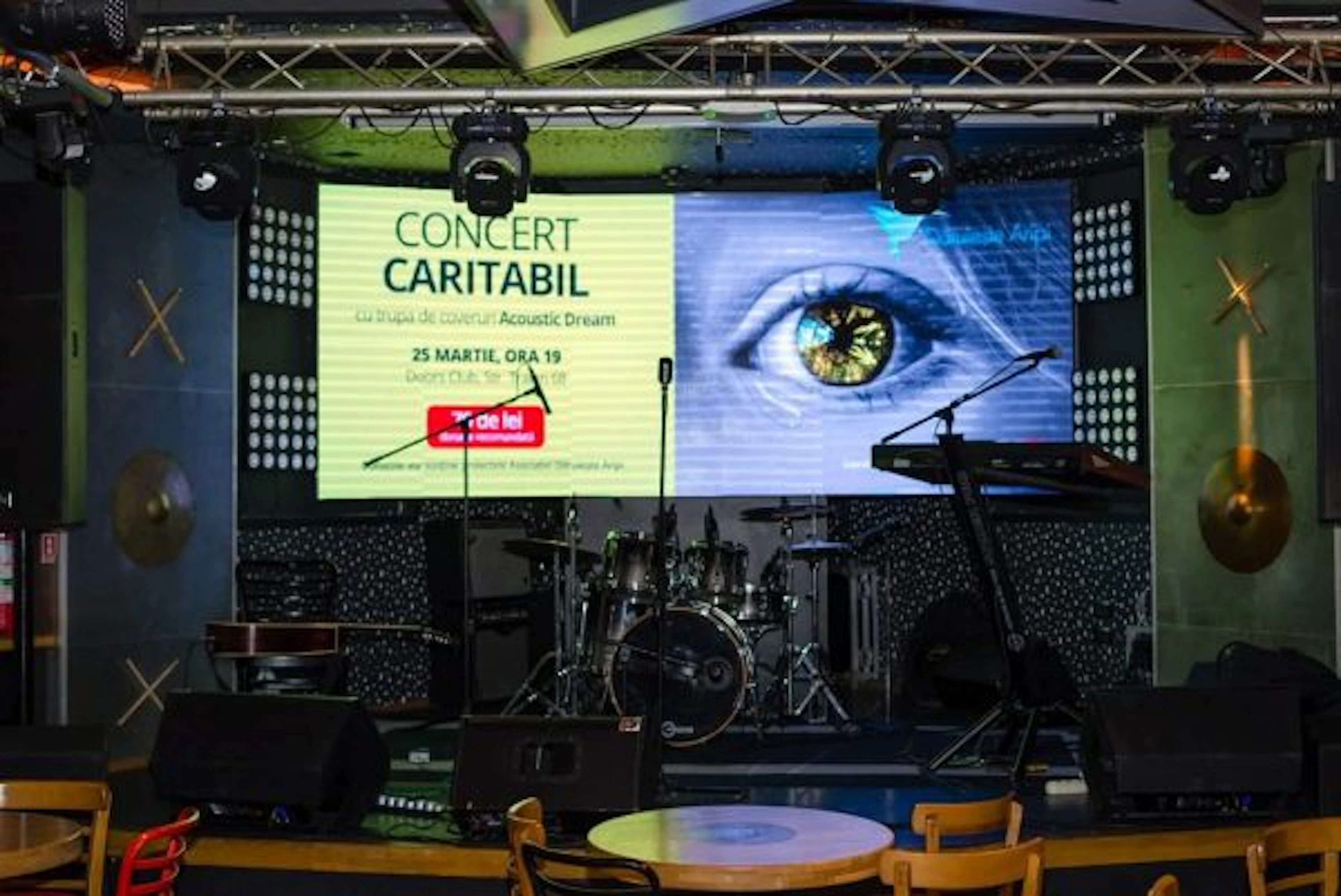Concert caritabil cu trupa Acoustic Dream – 25 martie 2019